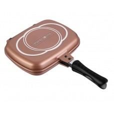 RL-DF32M COPPER ROYALTY LINE Tigaie antiaderenta dubla 32 cm, cu interior marmorat, maro
